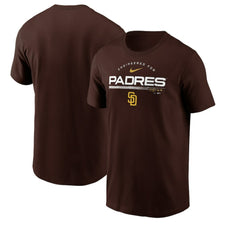 San Diego Padres Team Engineered Performance T-Shirt Brown