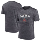 Arizona Diamondbacks Wordmark Velocity Performance T-Shirt Black