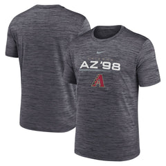 Arizona Diamondbacks Wordmark Velocity Performance T-Shirt Black