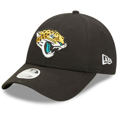 Jacksonville Jaguars New Era Women's Simple 9FORTY Adjustable Hat - Black online