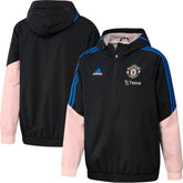 Manchester United Training All-Weather Raglan Full-Zip Hoodie Jacket - Black cheap