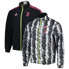Juventus 2022/23 On-Field Team Logo Anthem Reversible Full-Zip Jacket - Black on sale