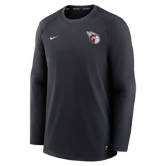 Cleveland Guardians Authentic Collection Logo Performance Long Sleeve T-Shirt Navy