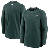 Athletics Authentic Collection Logo Performance Long Sleeve T-Shirt Green