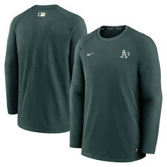 Athletics Authentic Collection Logo Performance Long Sleeve T-Shirt Green