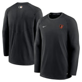Baltimore Orioles Authentic Collection Logo Performance Long Sleeve T-Shirt Black