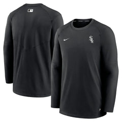 Chicago White Sox Authentic Collection Logo Performance Long Sleeve T-Shirt Black