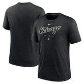Chicago White Sox Authentic Collection Early Work Tri-Blend Performance T-Shirt Heather Black