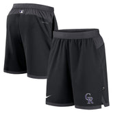 Colorado Rockies Authentic Collection Flex Vent Performance Shorts Black