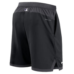 Colorado Rockies Authentic Collection Flex Vent Performance Shorts Black
