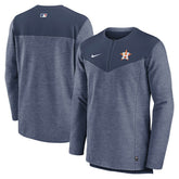 Houston Astros Authentic Collection Game Time Performance Half-Zip Top Navy