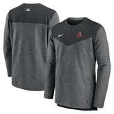 Baltimore Orioles Authentic Collection Game Time Performance Half-Zip Top Black