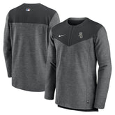 Chicago White Sox Authentic Collection Game Time Performance Half-Zip Top Black