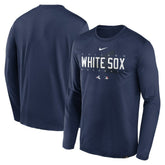 Chicago White Sox Authentic Collection Team Logo Legend Performance Long Sleeve T-Shirt Navy