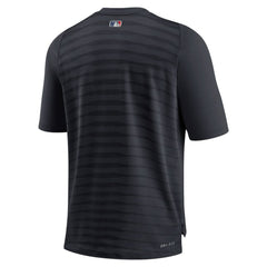 Detroit Tigers Authentic Collection Pregame Raglan Performance V-Neck T-Shirt Navy