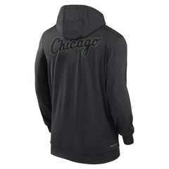 Chicago White Sox Authentic Collection Travel Performance Lightweight Full-Zip Hoodie Black
