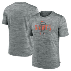 San Francisco Giants Authentic Collection Velocity Performance Practice T-Shirt Heather Gray
