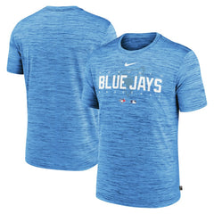 Toronto Blue Jays Authentic Collection Velocity Performance Practice T-Shirt Powder Blue