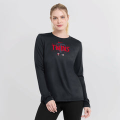 Minnesota Twins Women's Authentic Collection Legend Performance Long Sleeve T-Shirt -