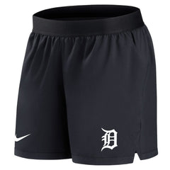 Detroit Tigers Women's Authentic Collection Team Performance Shorts Navy