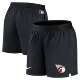 Cleveland Guardians Women's Authentic Collection Team Performance Shorts Navy
