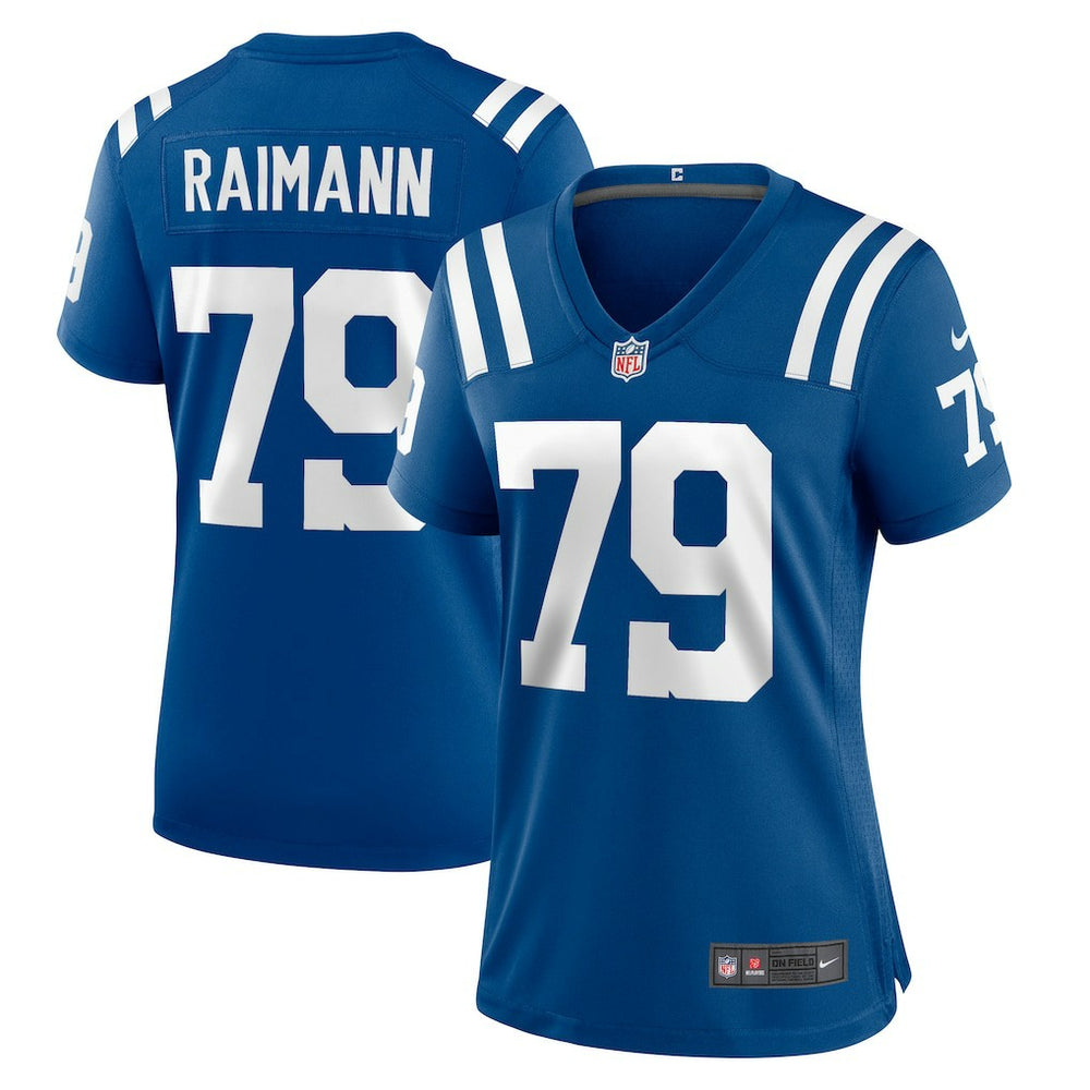 Bernhard Raimann Indianapolis Colts Women's Player Game Jersey - Royal for sale