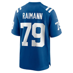 Bernhard Raimann Indianapolis Colts Player Game Jersey - Royal discount