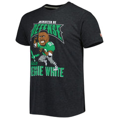 Reggie White Philadelphia Eagles Homage Unisex Unisex Caricature Retired Player Tri-Blend T-Shirt - Heather Black on sale