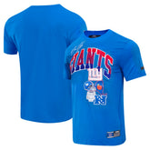 New York Giants Pro Standard Super Bowl XLVI Patch Hometown Collection T-Shirt - Royal discount