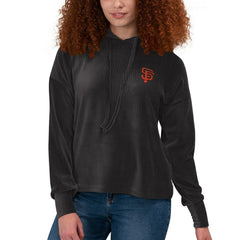 San Francisco Giants Touch Women's End Line Pullover Hoodie Black