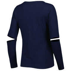 Milwaukee Brewers Touch Women's Formation Long Sleeve T-Shirt Navy