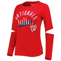 Washington Nationals Touch Women's Formation Long Sleeve T-Shirt Red