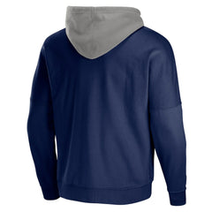 New England Patriots NFL x Staple Throwback Vintage Wash Pullover Hoodie - Navy on sale