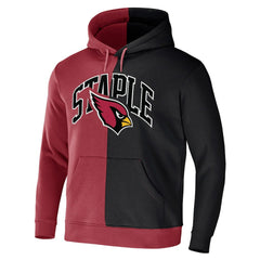 Arizona Cardinals NFL x Staple Split Logo Pullover Hoodie - Cardinal for sale