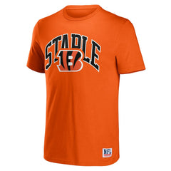 Cincinnati Bengals NFL x Staple Logo Lockup T-Shirt - Orange for sale