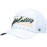 Athletics Downburst Hitch Snapback Hat White