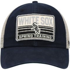 Chicago White Sox Four Stroke Clean Up Trucker Snapback Hat Black/Tan