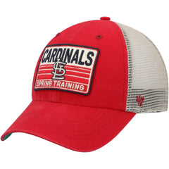 St. Louis Cardinals Four Stroke Clean Up Trucker Snapback Hat Red/Tan
