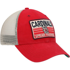 St. Louis Cardinals Four Stroke Clean Up Trucker Snapback Hat Red/Tan