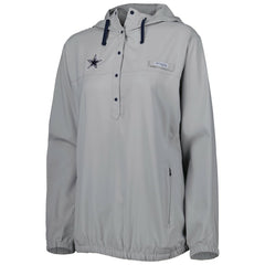 Dallas Cowboys Women's Tamiami Omni-Shade Pullover Hoodie - Gray discount