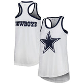 Dallas Cowboys G-III 4Her by Carl Banks Women's Tater Tank Top - White on sale