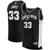 Tre Jones San Antonio Spurs Fast Break Replica Jersey - Icon Edition - Black on sale