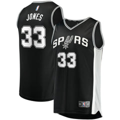 Tre Jones San Antonio Spurs Fast Break Replica Jersey - Icon Edition - Black on sale