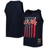 Boston Red Sox Cooperstown Collection Stars and Stripes Tank Top Navy