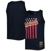 St. Louis Cardinals Cooperstown Collection Stars and Stripes Tank Top Navy