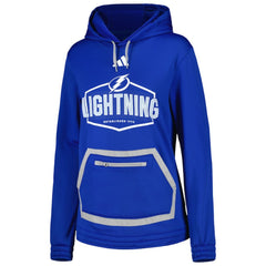 Tampa Bay Lightning adidas Women's Team Pullover Hoodie - Blue Hoodies