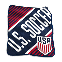 USMNT 50'' x 60'' Raschel Throw Blanket