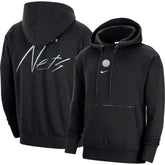 Brooklyn Nets Courtside Versus Flight Pullover Hoodie - Heather Black cheap