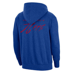 Philadelphia 76ers Courtside Versus Flight Pullover Hoodie - Heather Royal shop