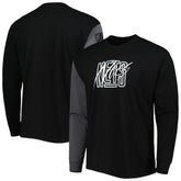 Brooklyn Nets Courtside Versus Flight MAX90 Long Sleeve T-Shirt - Black shop